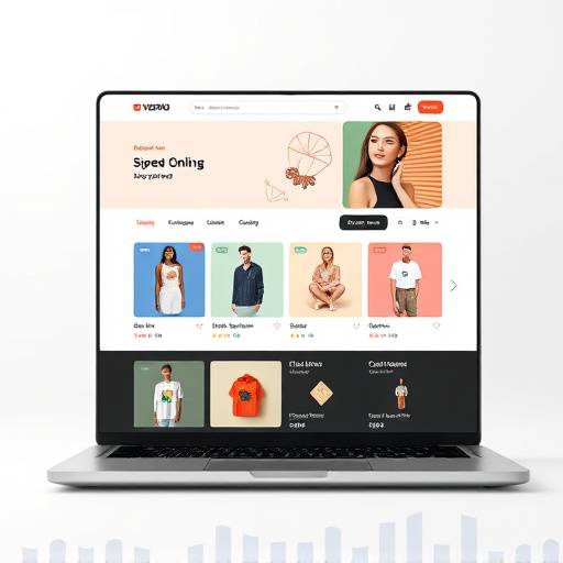 Benutzeroberfläche eines Online-Shops, gestaltet von einem Kursteilnehmer im Webentwicklungs-Kurs.